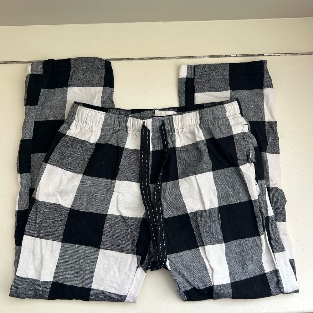 Black and White Checkered Pants